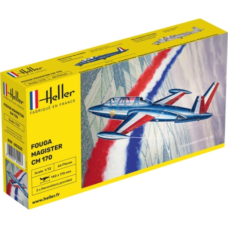 HELLER 80220 Fouga Magister CM 170 - 1:72