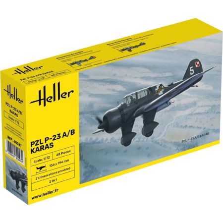HELLER 80247 PZL.23 A/B Karaś - 1:72