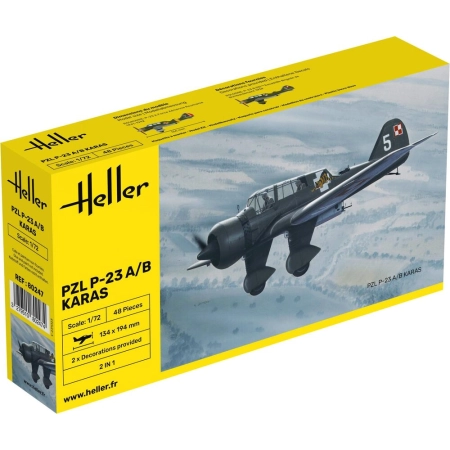 HELLER 80247 PZL.23 A/B Karaś - 1:72