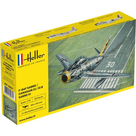 HELLER 80277 F-86F SABRE / CANADAIR CL-13 B SABRE VI - 1:72