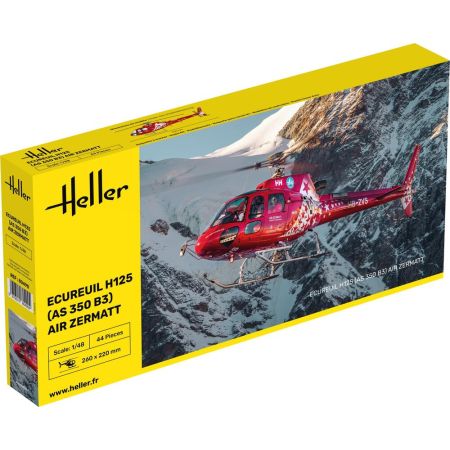 HELLER 80490 Eurocopter AS350 B3 Écureuil H125 Air Zermatt - 1:48
