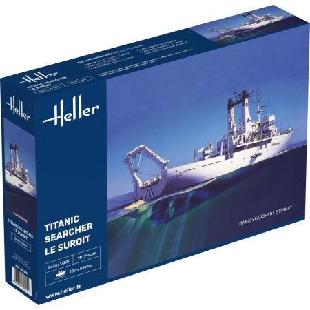 HELLER 80615 Statek badawczy Le Suroit - 1:200