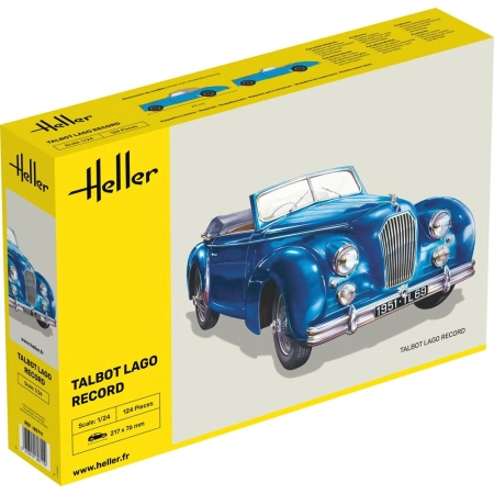 HELLER 80711 Talbot Lago Record T26 - 1:24