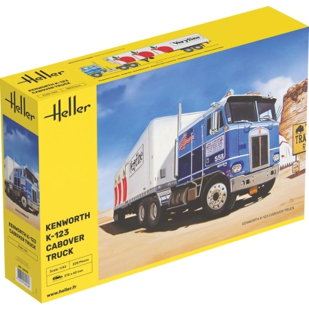 HELLER 80793 Kenworth K-123 Cabover Truck - 1:43