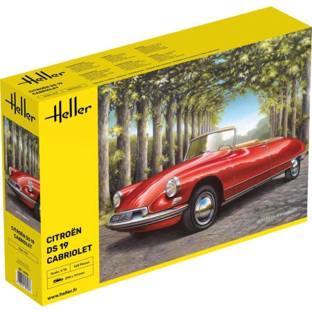 HELLER 80796 Citroen DS19 Cabriolet - 1:16