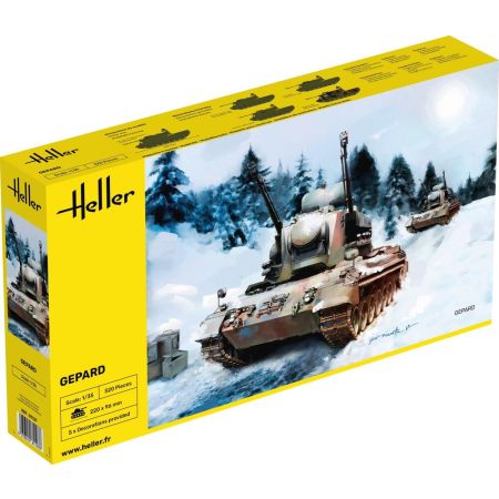 HELLER 81127 Działo przeciwlotnicze Gepard (FlakPz Gepard) - 1:35
