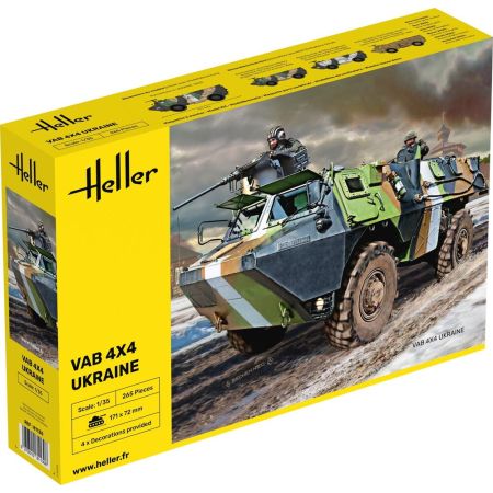 HELLER 81130 Pojazd opancerzony VAB 4x4 Ukraine - 1:35