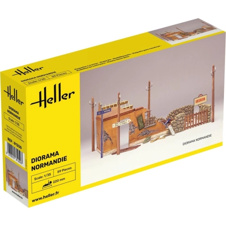 HELLER 81250 Normandia - ruiny budynku - 1:35