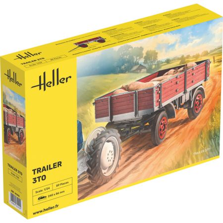 HELLER 81410 Trailer 3to - 1:24