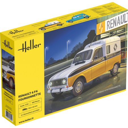 HELLER 82700 Renault 4 F4 Fourgonnette - 1:24