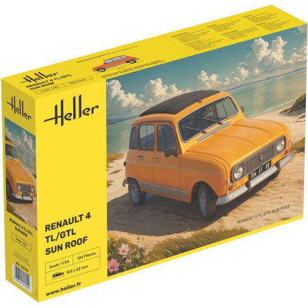 HELLER 82704 Renault 4 TL/GTL Sun Roof - 1:24