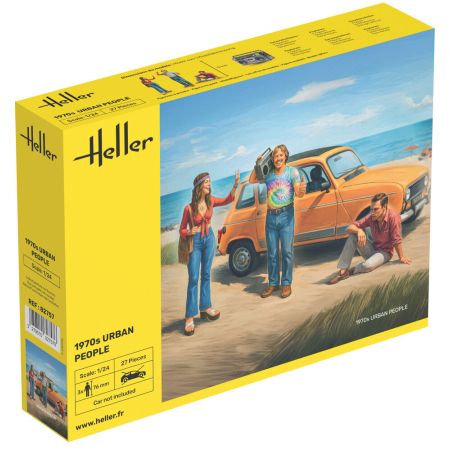 HELLER 82757 1970s Urban People - 1:24