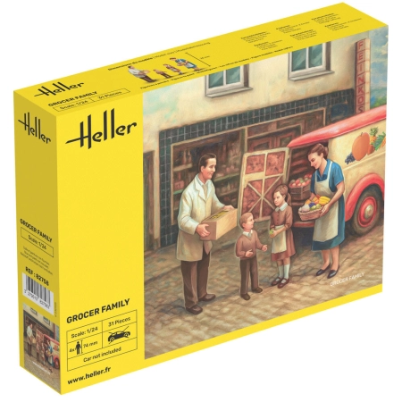 HELLER 82758 Grocer Family - 1:24