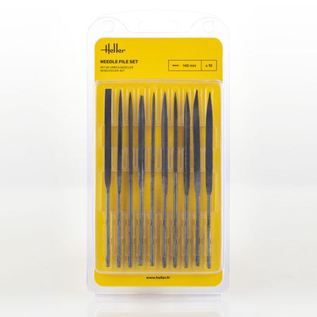 HELLER 99004 Needle file set (10 pieces)