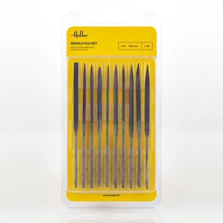 HELLER 99004 Needle file set (10 pieces)