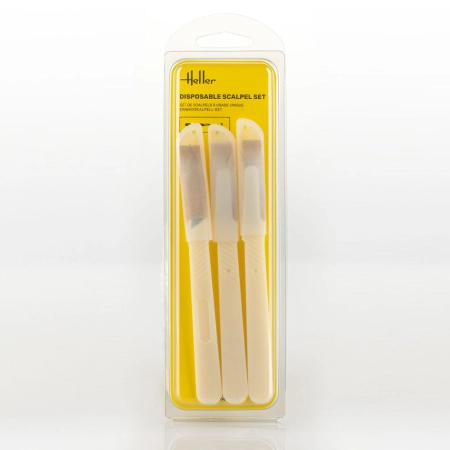 HELLER 99006 Disposable scalpel set (3 pieces)