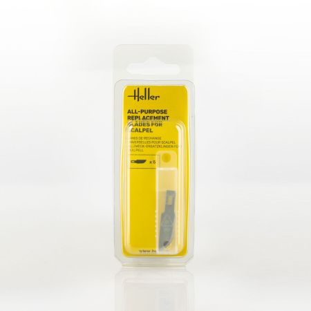 HELLER 99007 All-purpose replacement blades for scalpel (5 pieces)