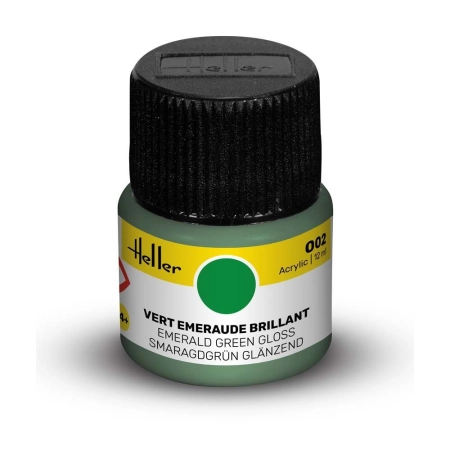 HELLER 9002 Acrylic Colour 002 Emerald Green Gloss