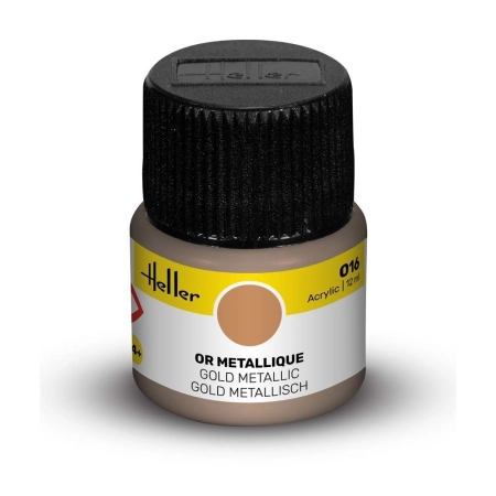 HELLER 9016 Acrylic Colour 016 Gold Metallic