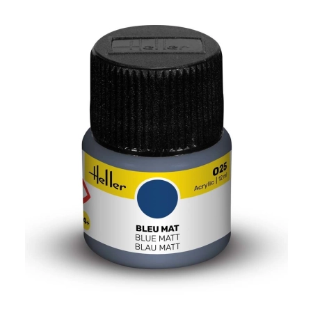 HELLER 9025 Acrylic Colour 025 Blue Matt