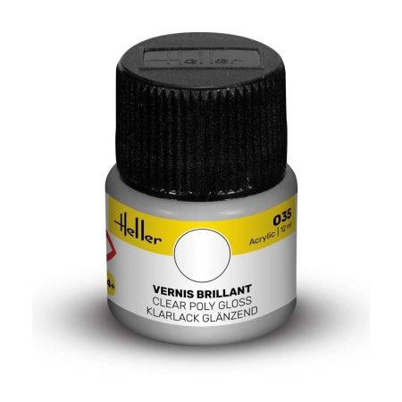 HELLER 9035 Acrylic Colour 035 Clear Poly Gloss