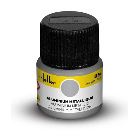 HELLER 9056 Acrylic Colour 056 Aluminium Metallic