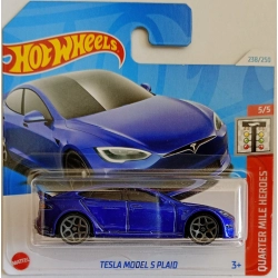 HOT WHEELS Tesla Model S Plaid Blue