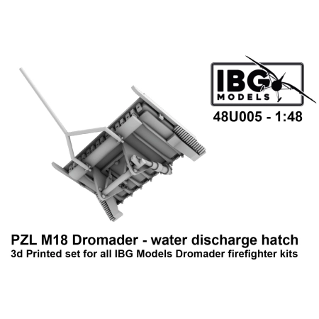 IBG 48U005 PREORDER PZL M18 Dromader - Klapa do zrzutu wody - 1:48