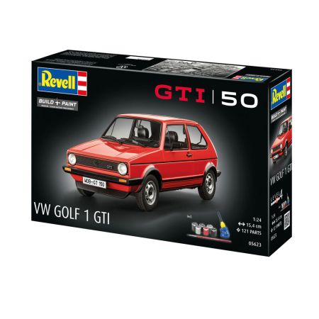 REVELL 05623 Starter Set - VW Golf 1 GTi - 50 lat - 1:24