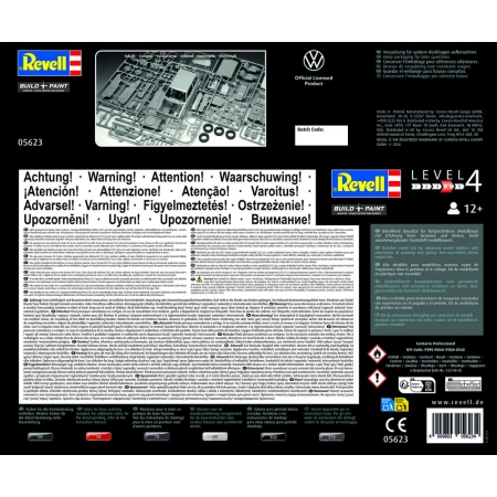 REVELL 05623 Starter Set - VW Golf 1 GTi - 50 lat - 1:24