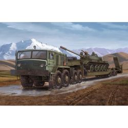 TRUMPETER 00211 Ciągnik MAZ-537G z naczepą MAZ/ChMZAP 5247G - 1:35
