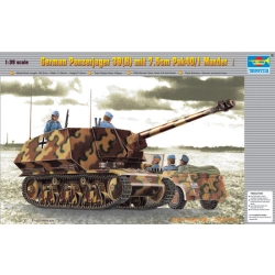 TRUMPETER 00354 Samobieżne działo przeciwpancerne 39(H) 75mm Pak40/3 Marder - 1:35