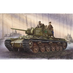 TRUMPETER 00358 Soviet KV-I Heavy Tank model 1942. Simplified turret Tank - 1:35