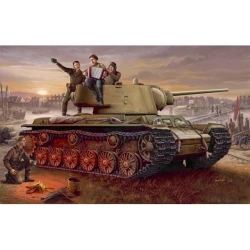 TRUMPETER 00360 KV-I Model 1942 Lightweight Cast Tank - 1:35