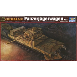 TRUMPETER 00368 Czołg kolejowy Panzerjagerwagen - 1:35