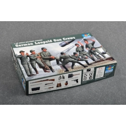 TRUMPETER 00406 Figurki - Załoga niemieckiego działa kolejowego K5 Leopold - 1:35