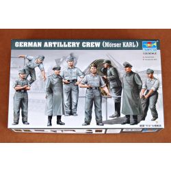 TRUMPETER 00409 Figurki - Nemieccy artylerzyści, załoga Morser Karl-Gerät - 1:35