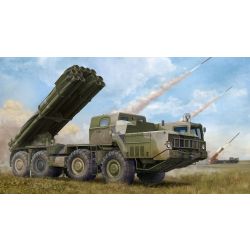 TRUMPETER 01020 Russian 9A52-2 Smerch-M multiple rocket launcher of RSZO 9k58 Smerch MRLS - 1:35