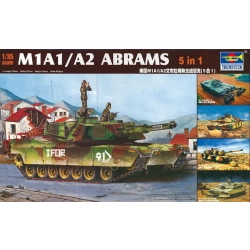 TRUMPETER 01535 M1A1/A2 Abrams 5 in 1 - 1:35