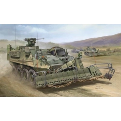 TRUMPETER 01575 M1132 Stryker Engineer Squad Vehicle  w/SMP-Surface Mine Plow/AMP - 1:35