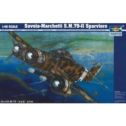 TRUMPETER 02817 Savoia Marchetti 79 Sparviero - 1:48