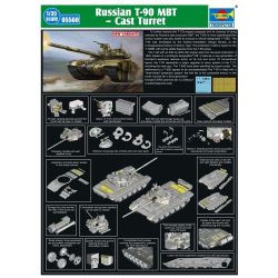 TRUMPETER 05560 Russian T-90 MBT - Cast turret - 1:35