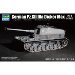 TRUMPETER 07108 Niemieckie działo p.panc Pz.Sfl.Iva Dicker Max - 1:72
