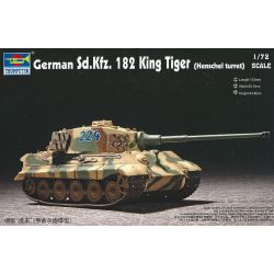 TRUMPETER 07201 GERMAN KING TIGER H (Henschel Turm) - 1:72