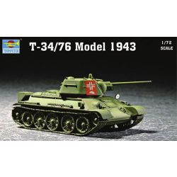 TRUMPETER 07208 Czołg T-34/76 Model 1943 - 1:72