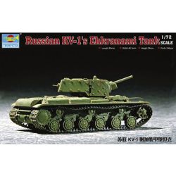 TRUMPETER 07230 KV-1 s Ekhranami Tank - 1:72