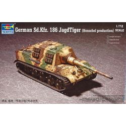 TRUMPETER 07254 German Sd.kfz.186 Jagdtiger (Henschel production) - 1:72