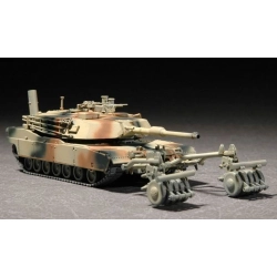 TRUMPETER 07278 M1A1 Abrams w. Mine Roller Set - 1:72