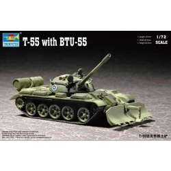 TRUMPETER 07284 T-55 with BTU-55 - 1:72