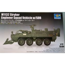 TRUMPETER 07456 Stryker M1132 Engineer Squad Vehicle - 1:72